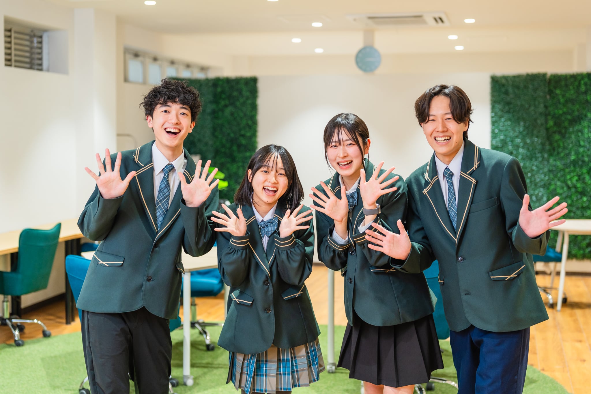 青楓館高等学院の学習風景