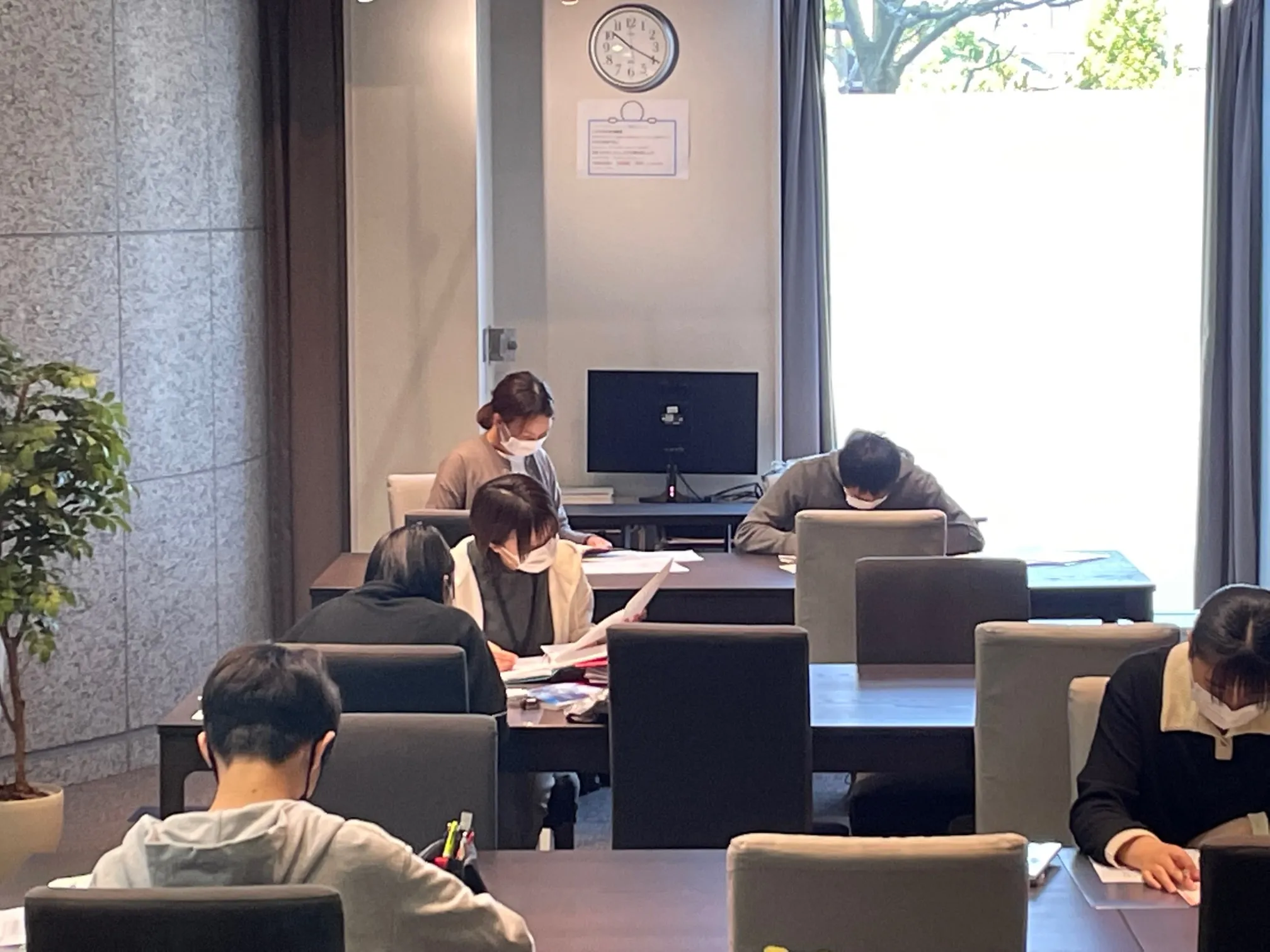 信州中央高等学院の学習風景